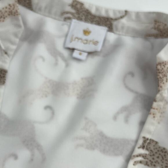 J. Marie leopard print babydoll tiered dress sz S - Picture 3 of 6